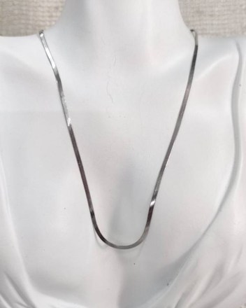 6  α  κολιε φιδι λεπτο ασημι (1)